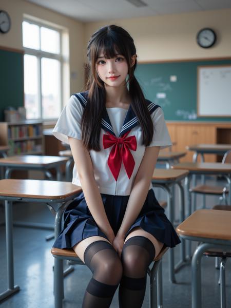 [Flux.1 D][Realistic]  Japanese JK School Uniform | JK制服