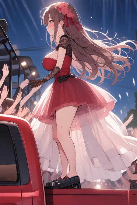 girl like parade float
