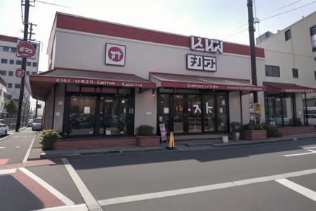 ファミレスの外観G family restaurant G SD15