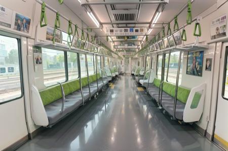 JR East E235 series / train interior