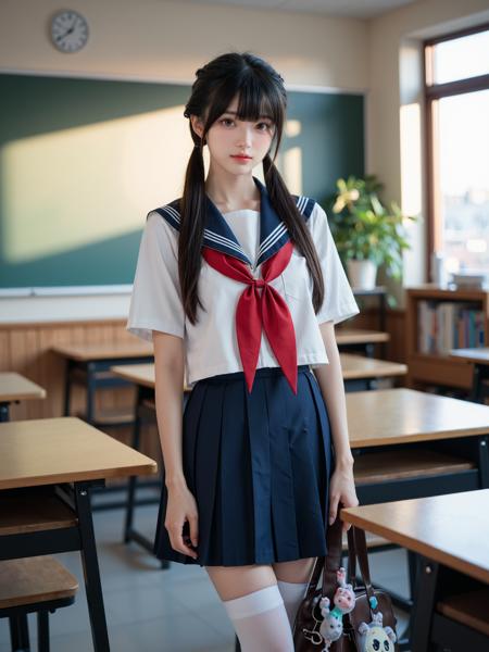 [Flux.1 D][Realistic]  Japanese JK School Uniform | JK制服