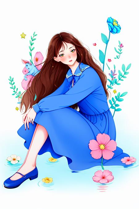 illustrations-summer flowers