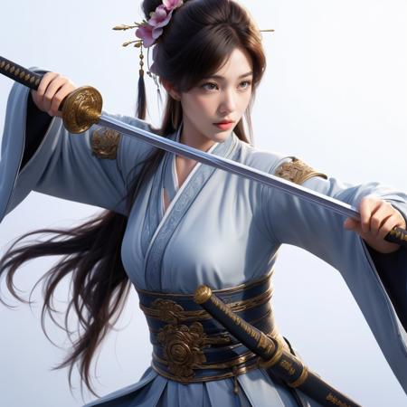 Chinese female swordsman