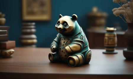 XL Realistic bronze art style