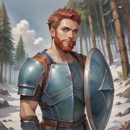 Holding a Shield - JJAA - Beta