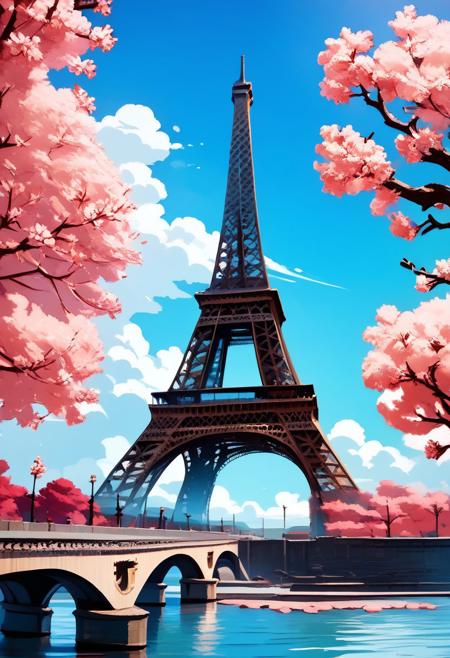 Eiffel Tower (Champ de Mars in Paris, France) [Pony & Illustrious & SD1.5]