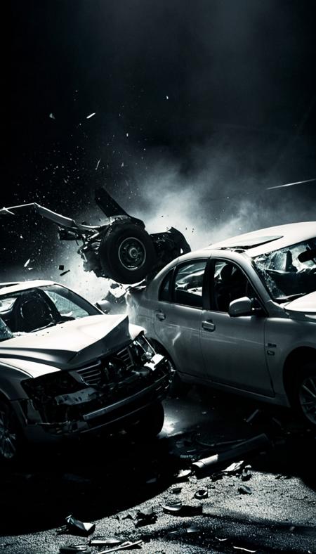 Car crash SDXL