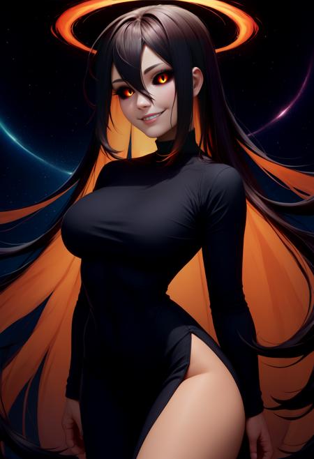 [Pony Diffusion V6 XL] M87 Black Hole-chan | The Gijinka Series版本v1.0 (ID: 354499)