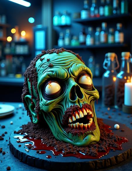 Creepy and eerie cakes flux