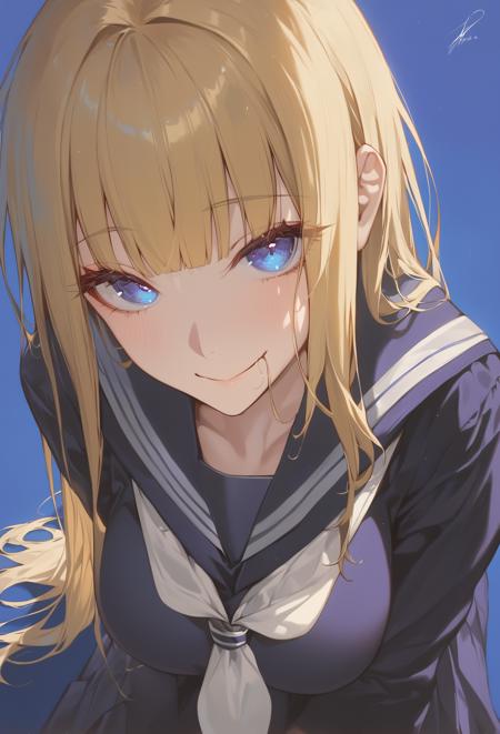 hair in mouth [XL]