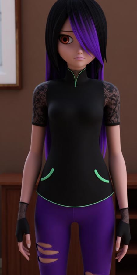 Juleka Couffaine, Ladybug, Miraculous. Different models and attires.