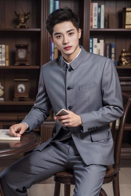 中山装 chinese tunic suit