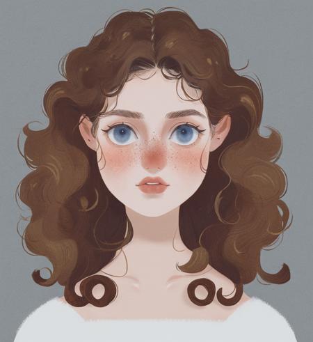 Hand-drawn portrait