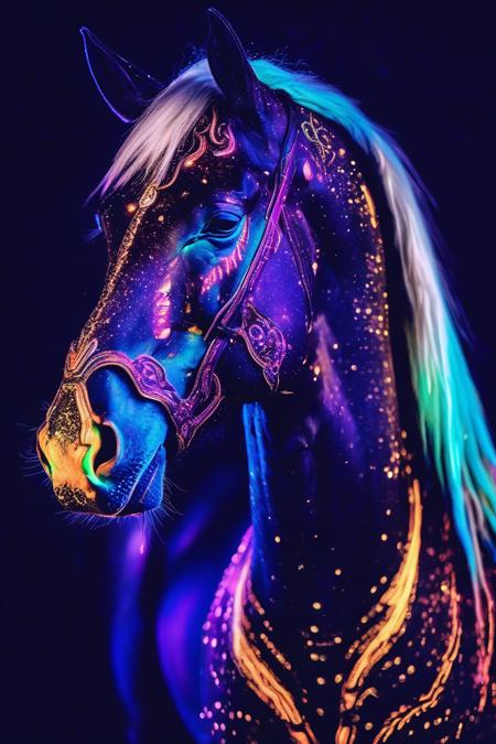 Blacklight Makeup — SDXL LoRA
