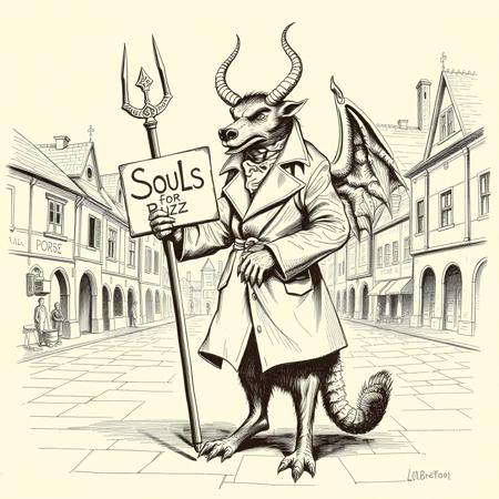 Dictionnaire Infernal (Louis Le Breton Style) 1.5,XL,Flux,Pony