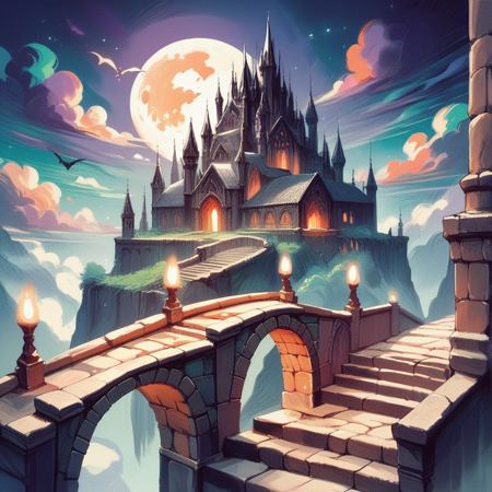 Haunting Castles (Background) [Pony/ILXL]