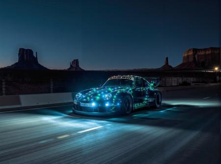 Christmas lights for cars (Flux)