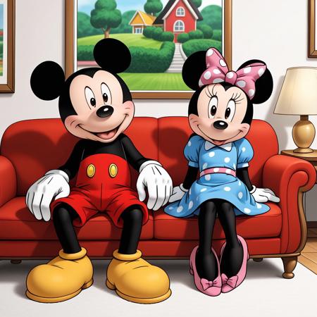 Mickey and Minnie together.版本V1 (ID: 1301035)