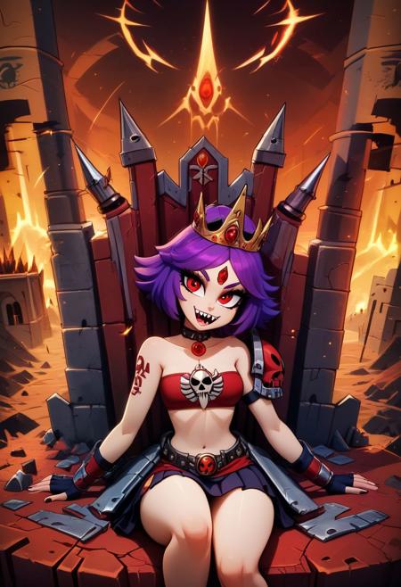 Cultist Chan: Chaos Undivided (Warhammer 40k) [Pony & SD1.5]