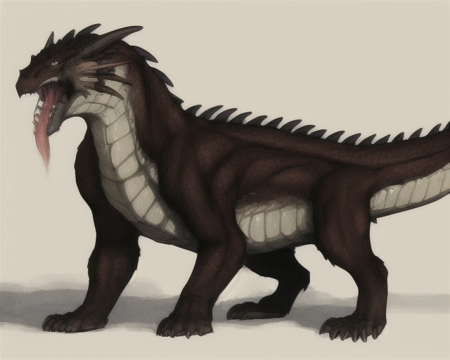 Feral Dragon LoRA ? (Obsolete, read description!)