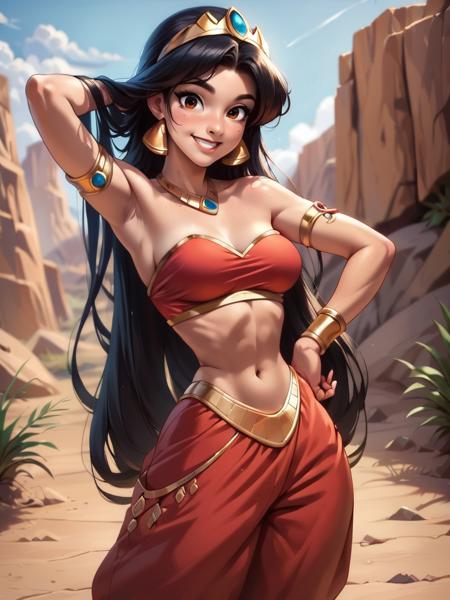Jasmine (Aladdin) Disney Princess - SD 1.5 | XL PONY - by YeiyeiArt