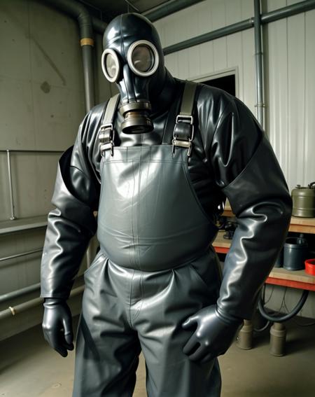 Men in GP-5 gas masks