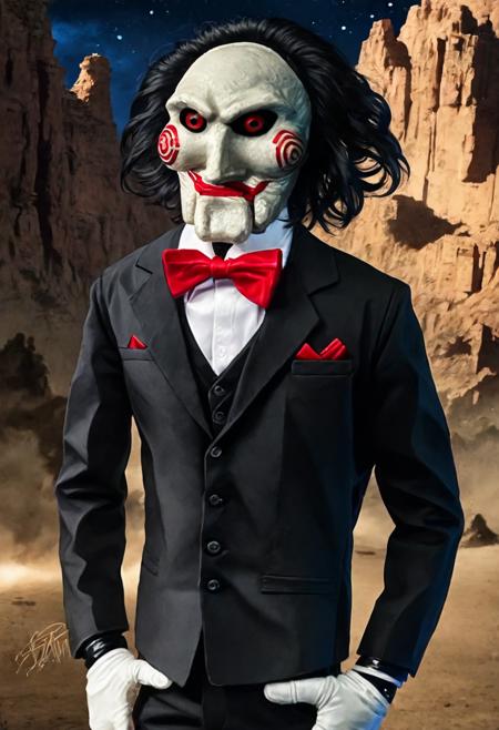 Billy the Puppet from Saw [AutismMix Lora]