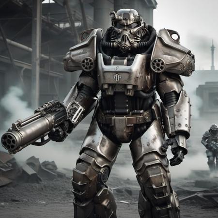 Fallout - T-60 power armor - Flux1.D & SDXL