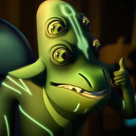 Stuart (3Below/Tales of Arcadia) [Pony]版本Alien Form (ID: 912605)