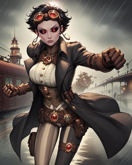 Lady Mechanika (PonyXL & SD 1.5)