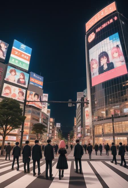 渋谷駅前交差点 Shibuya Crossing PONY