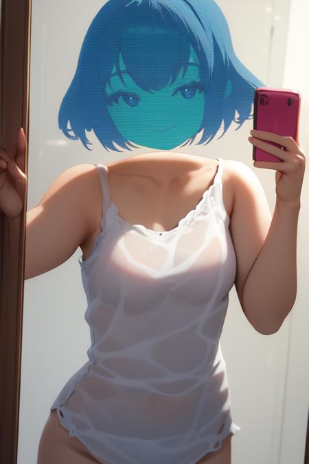 Hologram girl