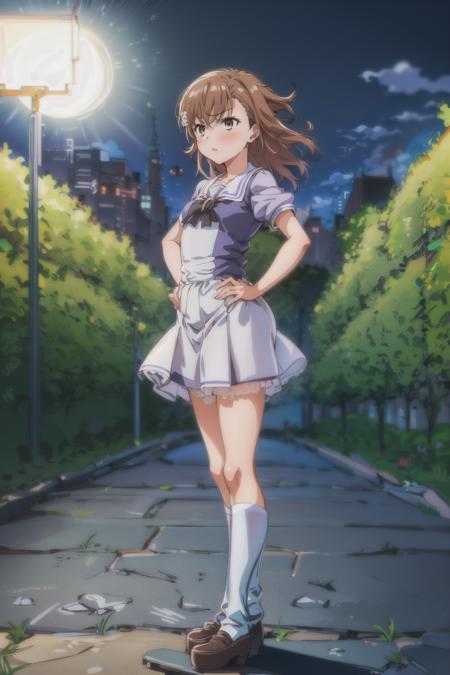 misaka mikoto (head only)