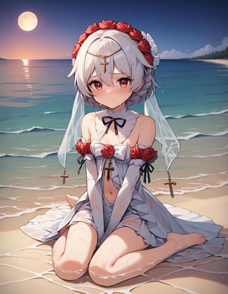 Rosy Bridesmaid 花裳月紗 | Honkai Impact 3rd