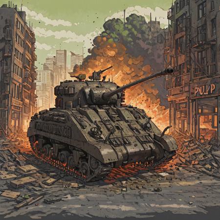 Sherman Firefly Tank (SDXL)
