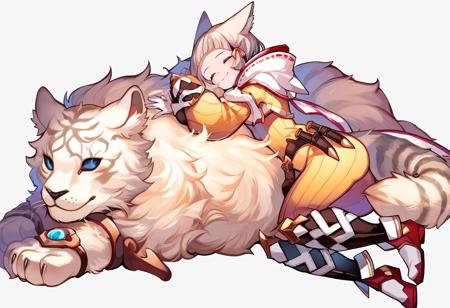 Xenoblade Chronicles 2 - Nia and Dromarch (ニア &  ビャッコ) PonyXL