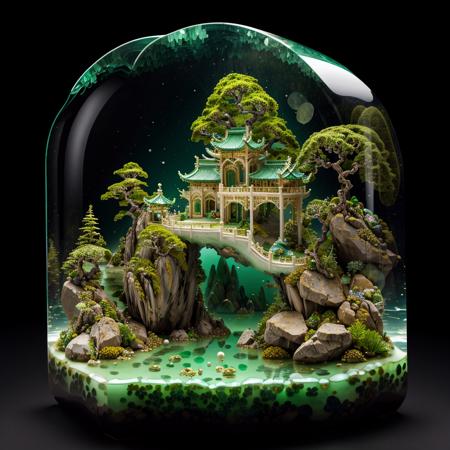微型山水盆景 Miniature bonsai