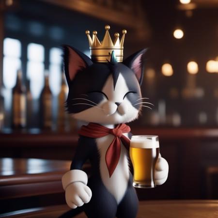 Cait Sith - Final Fantasy VII - SDXL