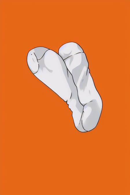 socks removed - white | simple painting layer