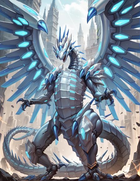 Yu-Gi-Oh! - Blue Eye Chaos Max Dragon (ブルーアイズ・カオス・ＭＡＸ・ドラゴン) PonyXL