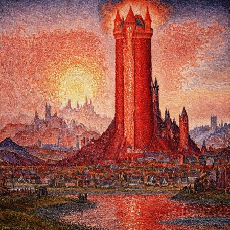 Paul Signac - Neo-Impressionist dotted landscape paintings (Pointillism)