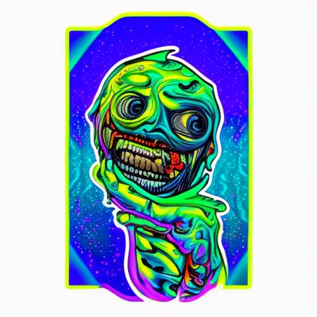 Neon Sticker