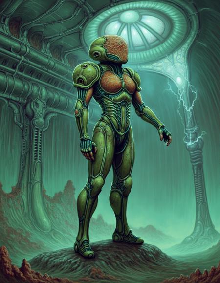 Scorn Environment Art Style Flux