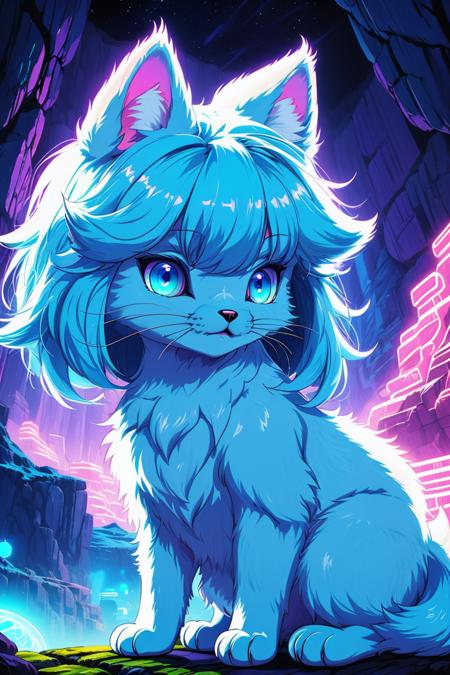 90s Neon Anime Style 1.5