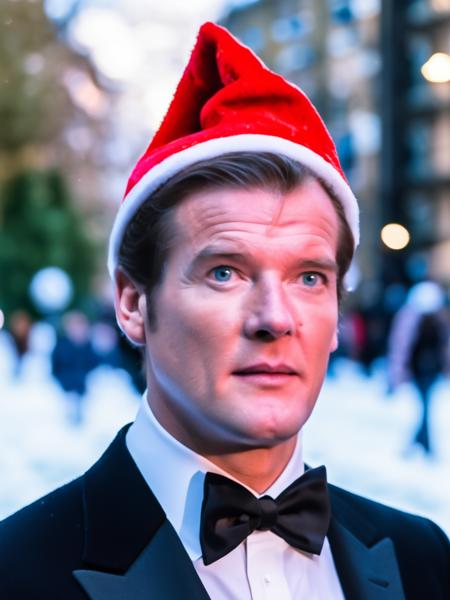 Sir Roger Moore as James Bond (Flux & SDXL)