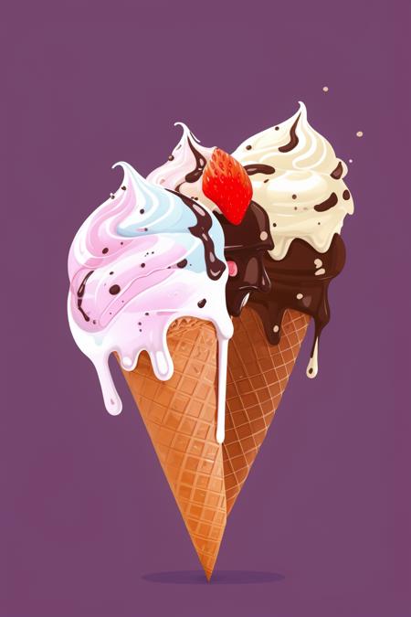A style specifically designed for producing cartoon patterns on ice cream - tangbohu 14