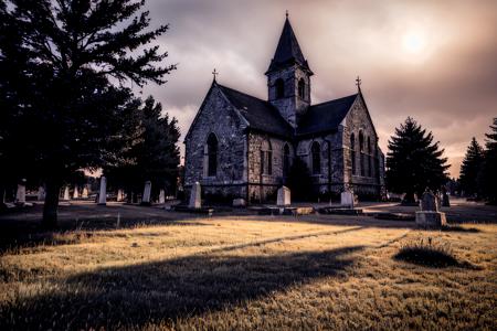 Edob Church Cemetery Creepy Night