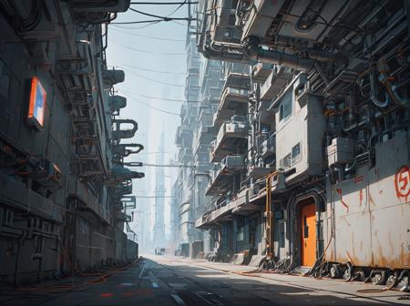 Ghost in the Shell 1995 environment LoRA [XL+Pony]