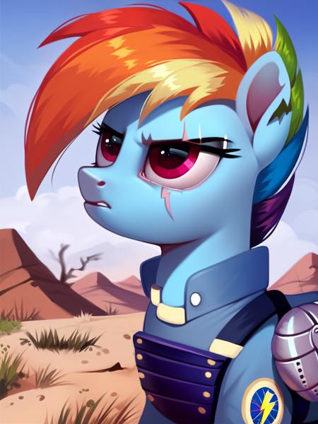Rainbow Dash - Future War version