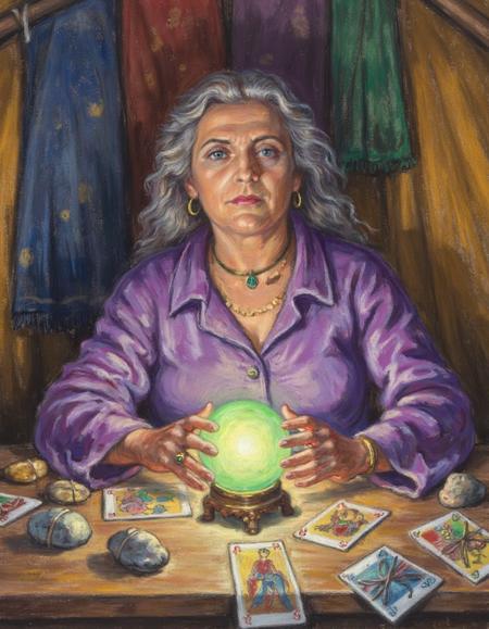 Eldritch Pastel Drawing | for Flux.1 D